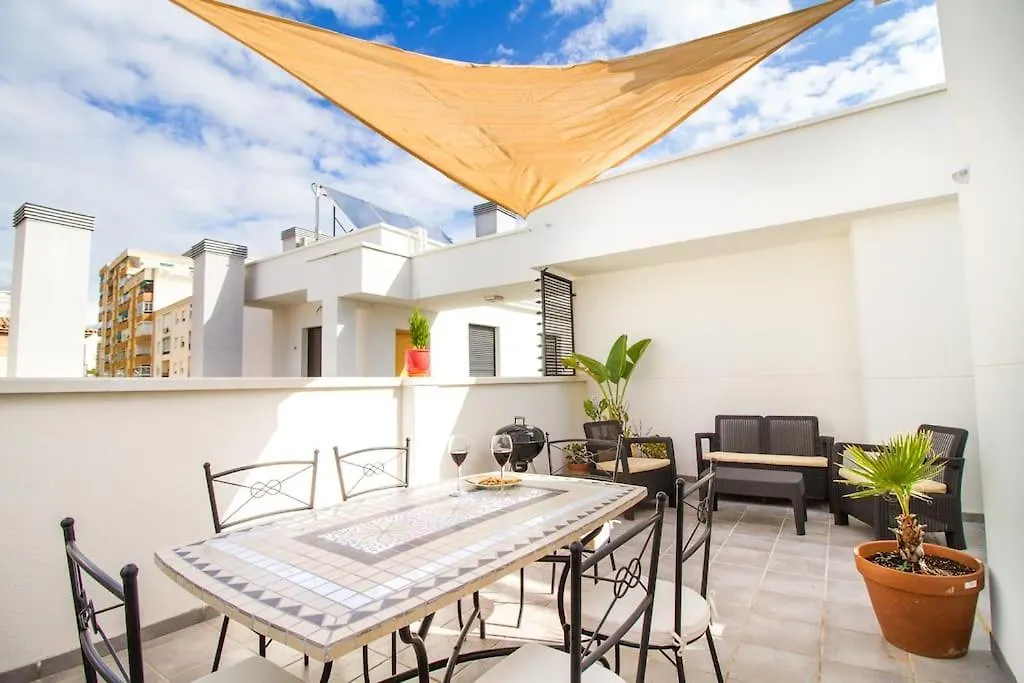 말라가 Luxury Duplex Downtown Superb Terrace&Free Parking 아파트